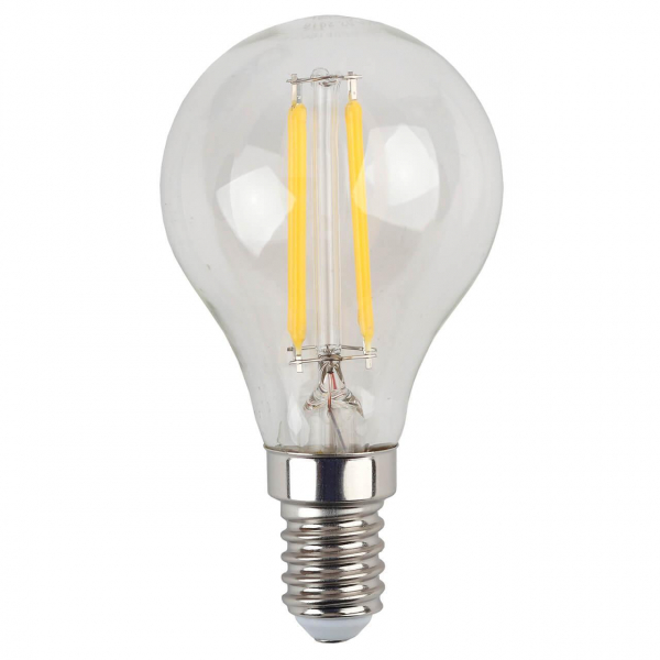 Лампа светодиодная филаментная ЭРА E14 11W 2700K прозрачная F-LED P45-11w-827-E14 Б0047012 Лампа светодиодная филаментная ЭРА E14 11W 2700K прозрачная F-LED P45-11w-827-E14 Б0047012