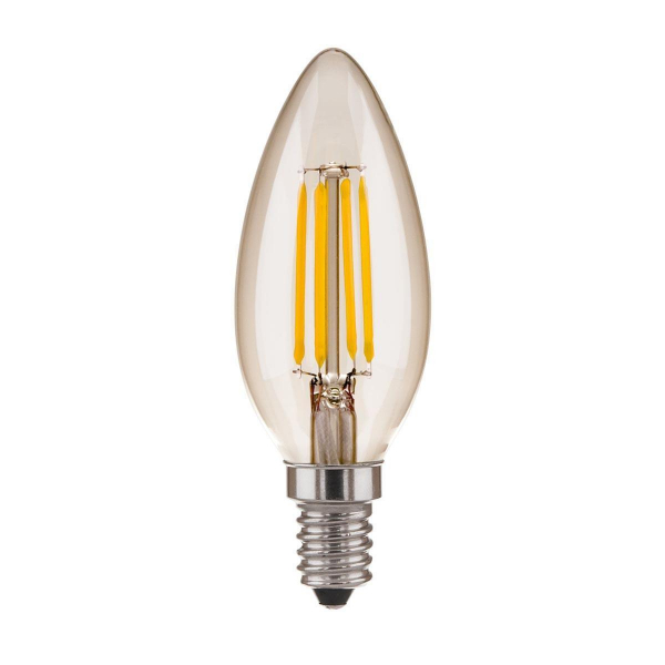 Лампа светодиодная филаментная Elektrostandard BLE1426 E14 9W 4200K прозрачная a050132 Лампа светодиодная филаментная Elektrostandard BLE1426 E14 9W 4200K прозрачная a050132