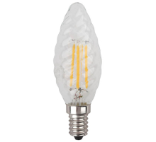 Лампа светодиодная филаментная ЭРА E14 5W 4000K прозрачная F-LED BTW-5W-840-E14 Б0027936
