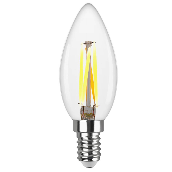 Лампа светодиодная филаментная REV С37 E14 7W DECO Premium нейтральный белый свет свеча 32487 4 Лампа светодиодная филаментная REV С37 E14 7W DECO Premium нейтральный белый свет свеча 32487 4