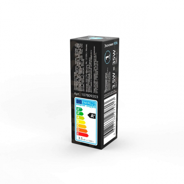 Лампа светодиодная Gauss G9 3.5W 4100K прозрачная 107809203 Лампа светодиодная Gauss G9 3.5W 4100K прозрачная 107809203