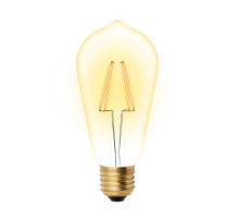 Лампа светодиодная филаментная Uniel E27 5W 2250K прозрачная LED-ST64-5W/GOLDEN/E27 GLV22GO UL-00002360
