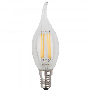 Лампа светодиодная филаментная ЭРА E14 7W 4000K прозрачная F-LED BXS-7W-840-E14 Б0027945