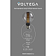 Лампа светодиодная филаментная Voltega 271 E27 3,5W 1800K дымчатая 8577