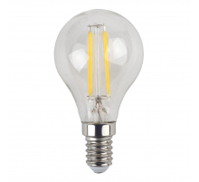 Лампа светодиодная филаментная ЭРА E14 9W 4000K прозрачная F-LED P45-9w-840-E14 Б0047026