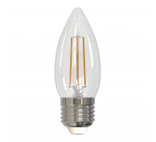 Лампа светодиодная филаментная диммируемая Uniel E27 5W 3000K прозрачная LED-C35-5W/WW/E27/CL/DIM UL-00003643