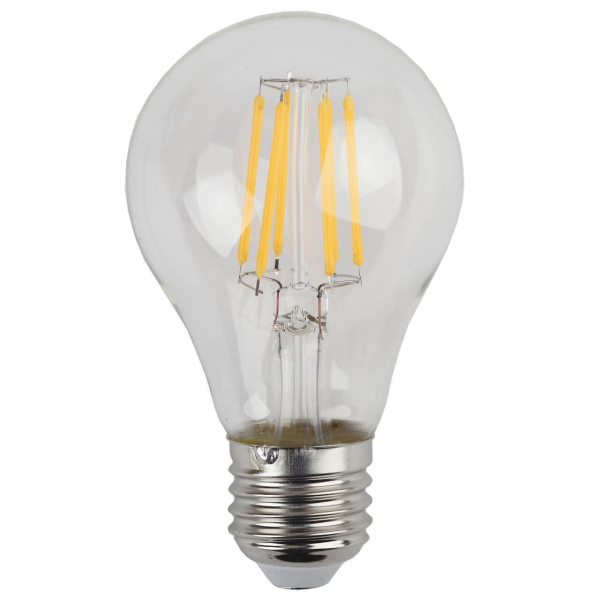 Лампа светодиодная филаментная ЭРА E27 7W 4000K прозрачная F-LED A60-7W-840-E27 Б0043447 Лампа светодиодная филаментная ЭРА E27 7W 4000K прозрачная F-LED A60-7W-840-E27 Б0043447