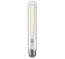 Лампа светодиодная филаментная Lightstar LED Filament E27 6W 4000K трубчатая прозрачная 933904