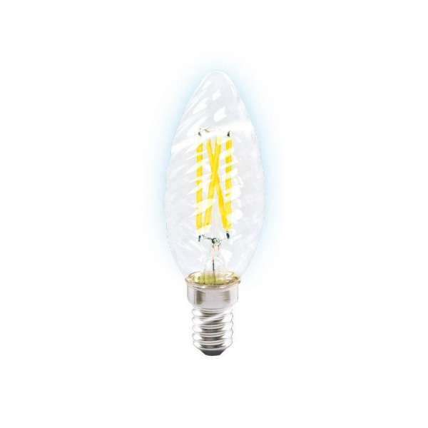 Лампа светодиодная филаментная Ambrella light E14 6W 6400K прозрачная 202126 Лампа светодиодная филаментная Ambrella light E14 6W 6400K прозрачная 202126