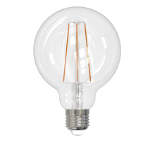 Лампа светодиодная филаментная Uniel E27 15W 3000K прозрачная LED-G95-15W/3000K/E27/CL PLS02WH UL-00004864