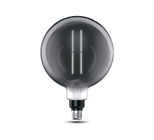 Лампа светодиодная филаментная Gauss E27 6W 4000K серая 154802205