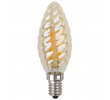 Лампа светодиодная филаментная ЭРА E14 5W 2700K золотая F-LED BTW-5W-827-E14 gold Б0027941