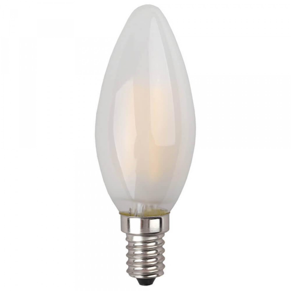 Лампа светодиодная филаментная ЭРА E14 5W 2700K матовая F-LED B35-5W-827-E14 frost Б0027925 Лампа светодиодная филаментная ЭРА E14 5W 2700K матовая F-LED B35-5W-827-E14 frost Б0027925