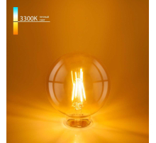 Лампа светодиодная филаментная Elektrostandard E27 6W 3300K прозрачная a048264