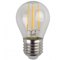 Лампа светодиодная филаментная ЭРА E27 7W 4000K прозрачная F-LED P45-7W-840-E27 Б0027949