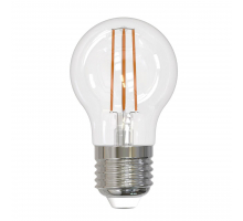 Лампа светодиодная филаментная Uniel E27 11W 3000K прозрачная LED-G45-11W/3000K/E27/CL PLS02WH UL-00005178