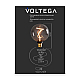 Лампа светодиодная филаментная Voltega 271 E27 5W 1800K дымчатая 8537