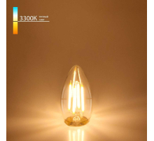 Лампа светодиодная филаментная Elektrostandard E27 7W 3300K прозрачная a048670