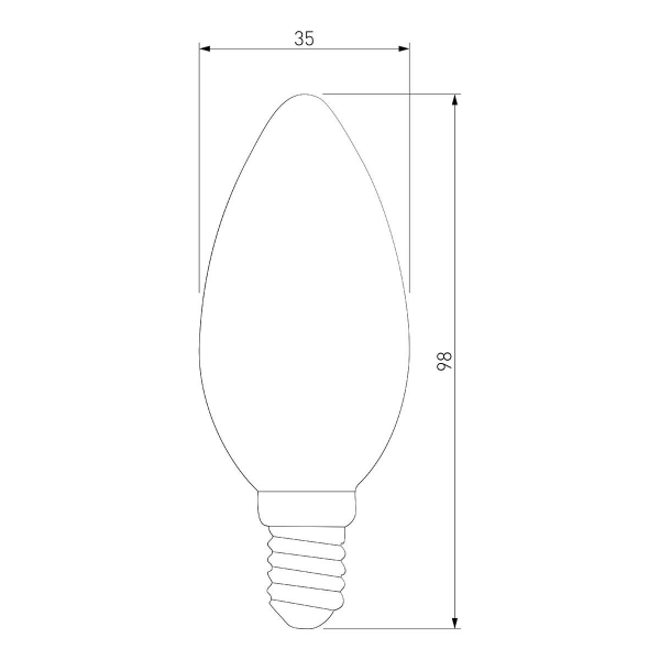 Лампа светодиодная филаментная Elektrostandard BLE1409 E14 9W 3300K прозрачная a049062 Лампа светодиодная филаментная Elektrostandard BLE1409 E14 9W 3300K прозрачная a049062