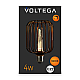 Лампа светодиодная филаментная Voltega 271 E27 4W 1800K черная 8549