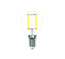 Лампа светодиодная филаментная Volpe E14 7W 3000K прозрачная LED-G45-7W/3000K/E14/CL/SLF UL-00008318