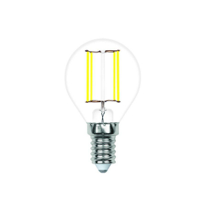 Лампа светодиодная филаментная Volpe E14 7W 3000K прозрачная LED-G45-7W/3000K/E14/CL/SLF UL-00008318