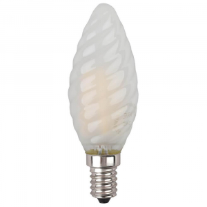 Лампа светодиодная филаментная ЭРА E14 5W 4000K матовая F-LED BTW-5W-840-E14 frost Б0027938