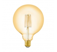 Лампа светодиодная филаментная диммируемая Eglo E27 6W 2200K золотистая 12573