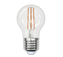 Лампа светодиодная филаментная Uniel E27 13W 3000K прозрачная LED-G45-13W/3000K/E27/CL PLS02WH UL-00005907