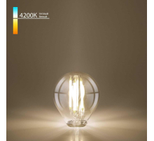 Лампа светодиодная филаментная Elektrostandard E14 6W 4200K прозрачная a055350