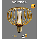 Лампа светодиодная филаментная Voltega 271 E27 4W 1800K золотая 8567