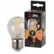 Лампа светодиодная филаментная ЭРА E27 7W 2700K прозрачная F-LED P45-7W-827-E27 Б0027948