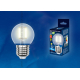 Лампа светодиодная филаментная Uniel Е27 6W 3000K матовая LED-G45-6W/WW/E27/FR PLS02WH UL-00000302