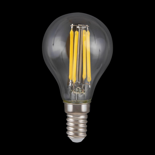 Лампа светодиодная филаментная диммируемая Voltega E14 4W 3000K прозрачная 8465