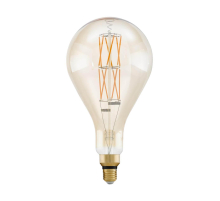 Лампа светодиодная филаментная диммируемая Eglo E27 8W 2100К янтарь 11686