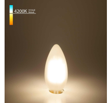 Лампа светодиодная филаментная Elektrostandard E14 7W 4200K матовая a049063