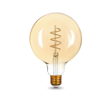 Лампа светодиодная филаментная Gauss E27 6W 2400K золотая 158802008