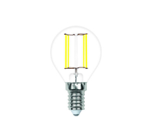 Лампа светодиодная филаментная Volpe E14 4W 4000K прозрачная LED-G45-4W/4000K/E14/CL/SLF UL-00008313