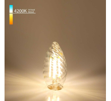 Лампа светодиодная филаментная Elektrostandard E14 7W 4200K прозрачная a049136