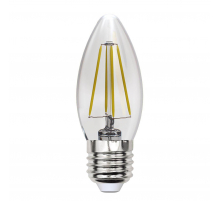 Лампа светодиодная филаментная Uniel E27 13W 4000K прозрачная LED-C35-13W/4000K/E27/CL PLS02WH UL-00005902