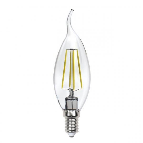 Лампа светодиодная филаментная Uniel E14 13W 4000K прозрачная LED-CW35-13W/4000K/E14/CL PLS02WH UL-00005904 Лампа светодиодная филаментная Uniel E14 13W 4000K прозрачная LED-CW35-13W/4000K/E14/CL PLS02WH UL-00005904