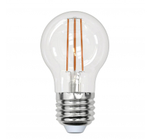 Лампа светодиодная филаментная Uniel E27 13W 4000K прозрачная LED-G45-13W/4000K/E27/CL PLS02WH UL-00005908