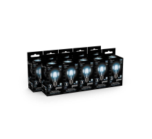 Лампа светодиодная филаментная Gauss E27 6W 4100К прозрачная 1/10/50 102802206