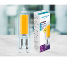 Лампа светодиодная филаментная Ambrella light G9 3W 6400K прозрачная 204522