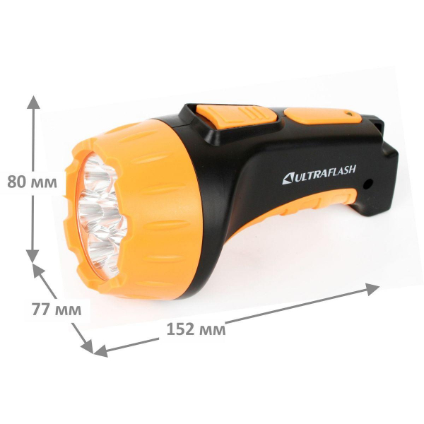 Рабочий светодиодный фонарь Ultraflash Accu Profi аккумуляторный 155х75 25 лм LED3807 9216