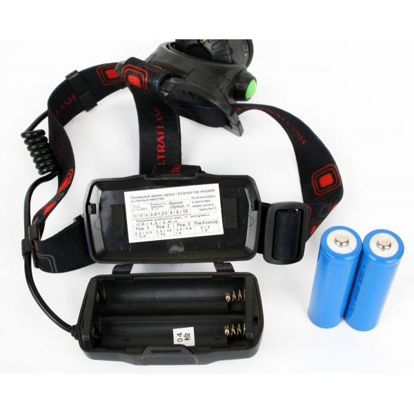 Налобный светодиодный фонарь Ultraflash Headlite аккумуляторный 100х90 300 лм E1336 13906 Налобный светодиодный фонарь Ultraflash Headlite аккумуляторный 100х90 300 лм E1336 13906