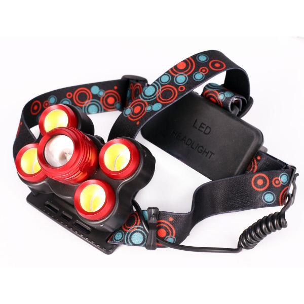 Налобный светодиодный фонарь Ultraflash аккумуляторный 100х90 400 лм E160 14681