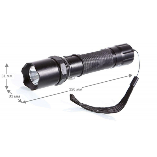 Ручной светодиодный фонарь Ultraflash Accu Profi аккумуляторный 130х36 80 лм E145 12352 Ручной светодиодный фонарь Ultraflash Accu Profi аккумуляторный 130х36 80 лм E145 12352