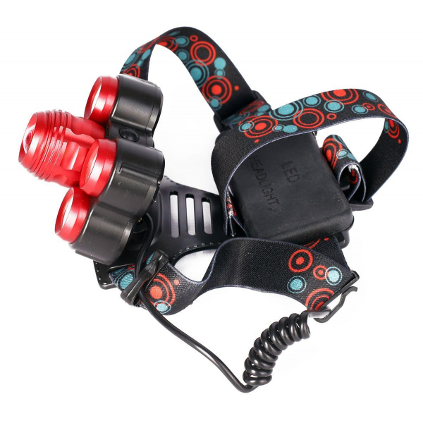 Налобный светодиодный фонарь Ultraflash аккумуляторный 100х90 400 лм E160 14681