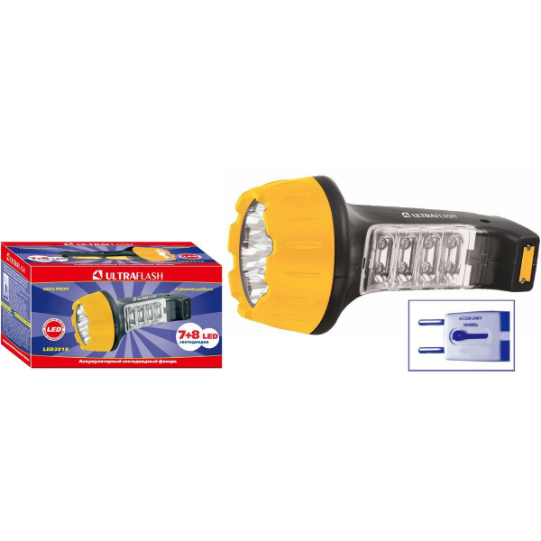 Рабочий светодиодный фонарь Ultraflash Accu Profi аккумуляторный 155х75 25 лм LED3818 10973 Рабочий светодиодный фонарь Ultraflash Accu Profi аккумуляторный 155х75 25 лм LED3818 10973